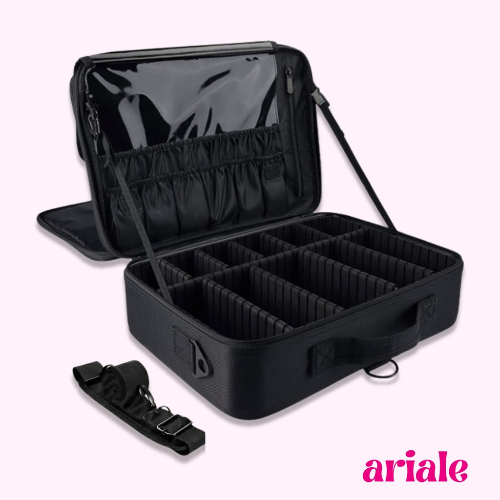 Maleta De Maquillaje - Talla Large - Color Negro