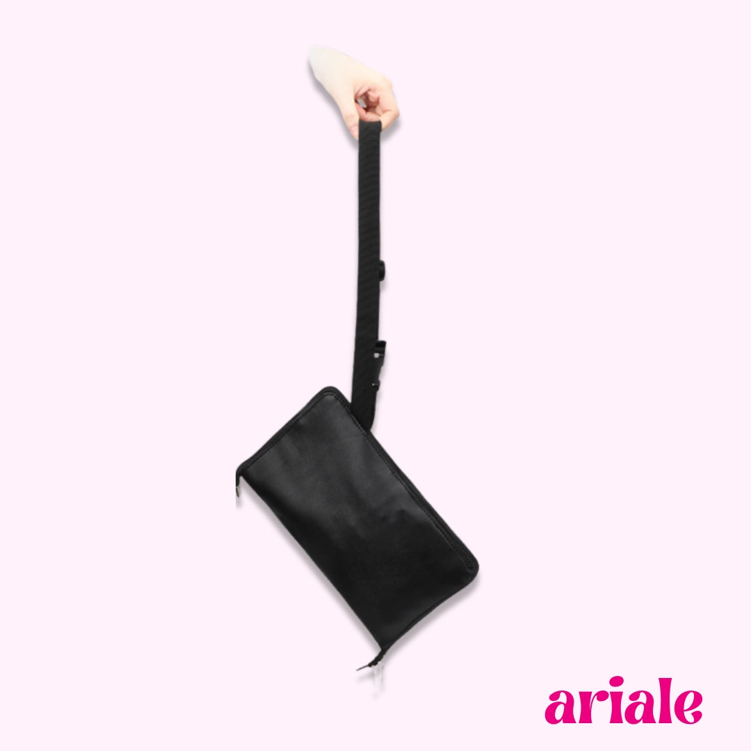 Cinturón Porta Brochas Profesional Ariale - Black Edition