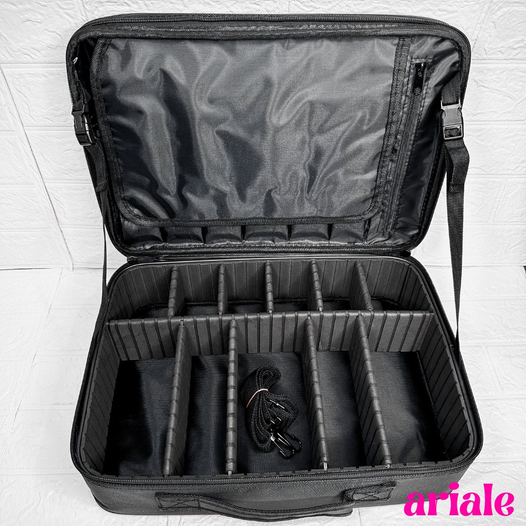 Maleta De Maquillaje - Talla Large - Color Negro