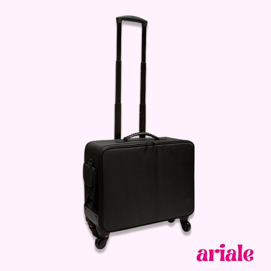 Maleta Makeup XXL Con Ruedas Y Estuches