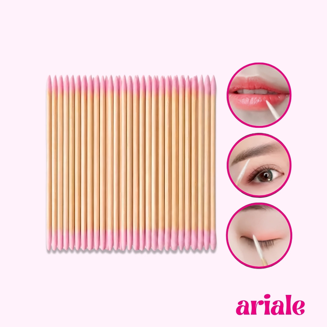 Micro Hisopo Doble Punta Desechable x 50 pcs