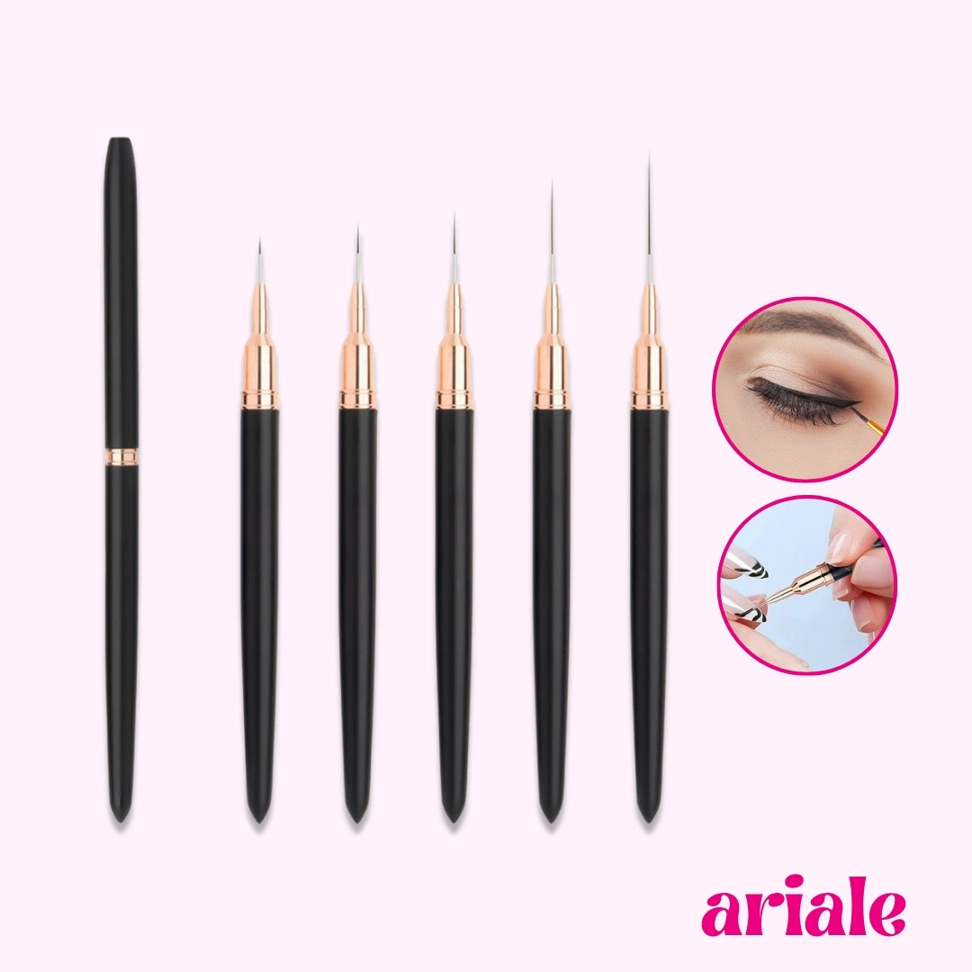 Pinceles Para Trazos Finos x 5pcs