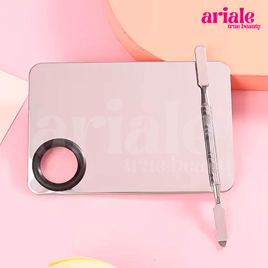 Paleta Mezcladora Con Espátula Grande Rectangular y Circular
