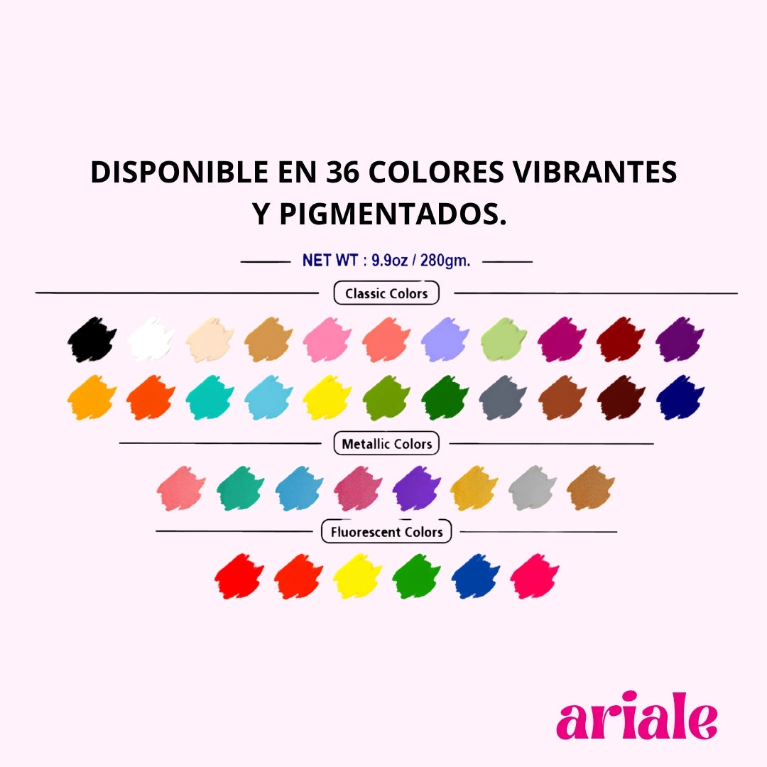Paleta De Óleo Para Maquillaje Profesional - 36 colores