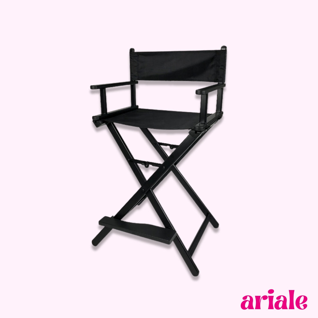 Silla De Maquillaje Portátil Plegable Con Cabezal