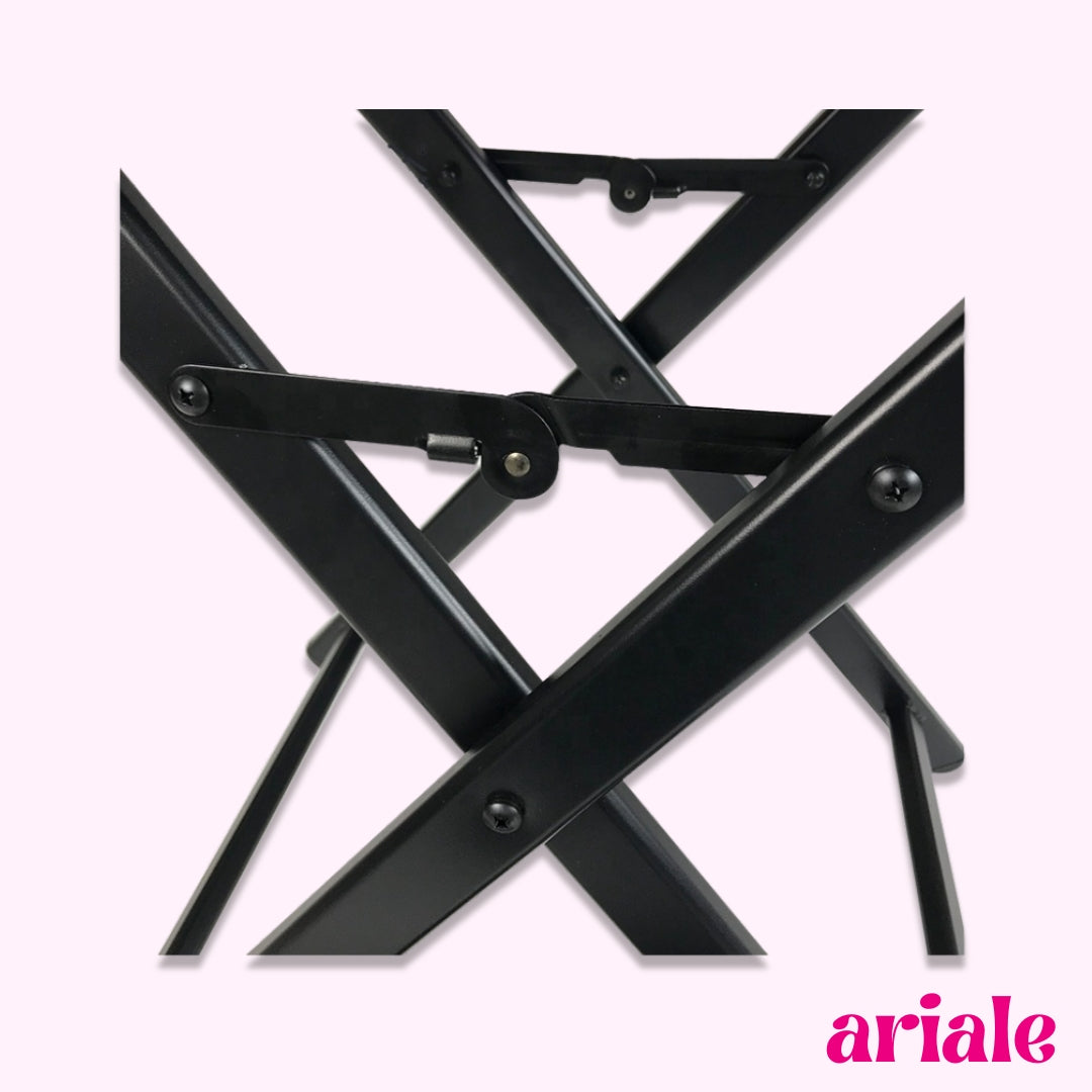 Silla De Maquillaje Portátil Plegable Con Cabezal