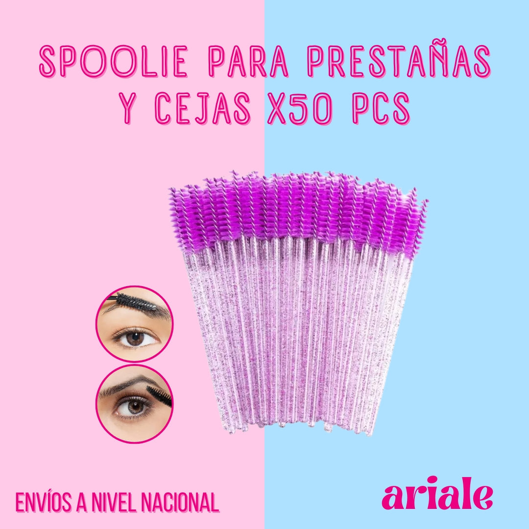 Spoolie Para Pestañas y Cejas x 50 pcs